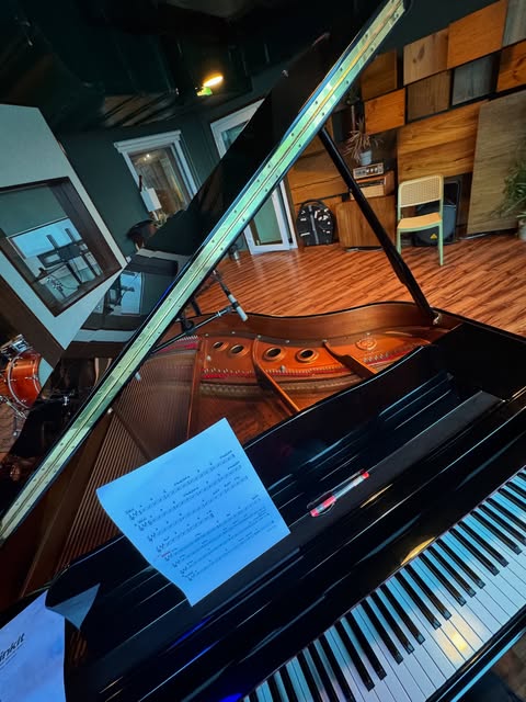 Piano and sheet music